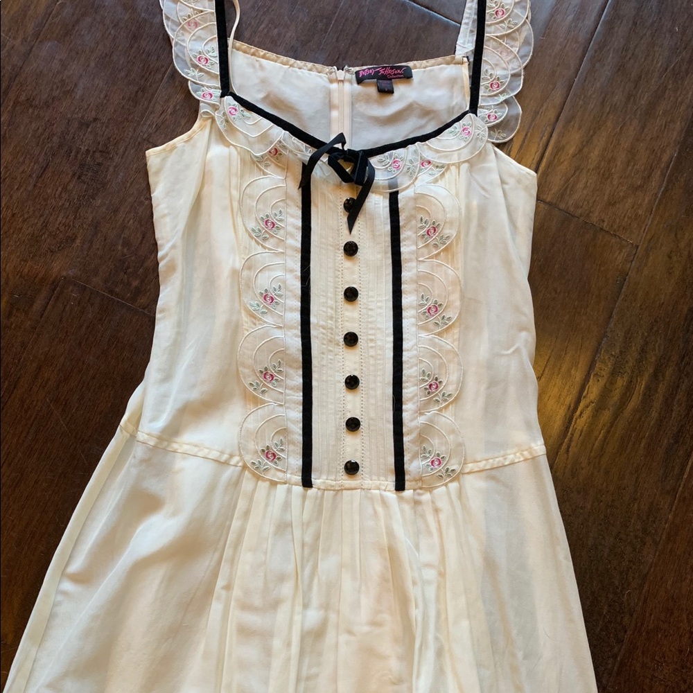 Betsey Johnson Cream Dress